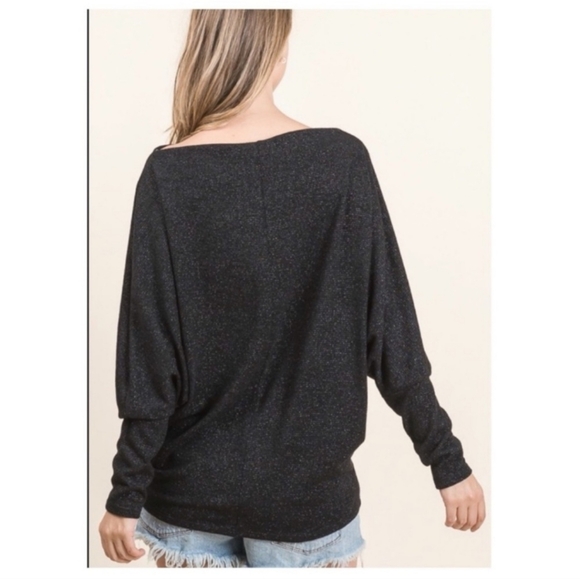 Black Dolman sleeve Top✨️ - Picture 5 of 6
